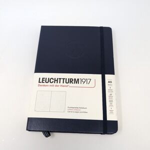 Leuchtturm 1917‎ Hardcover Dot Grid Notebook in Navy Blue - A5 - NEW
